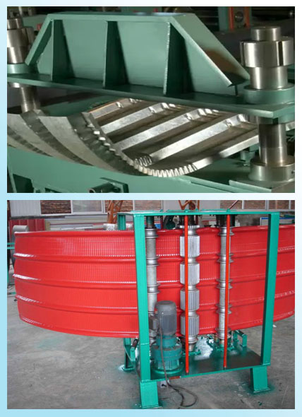 cranking / bullnosing